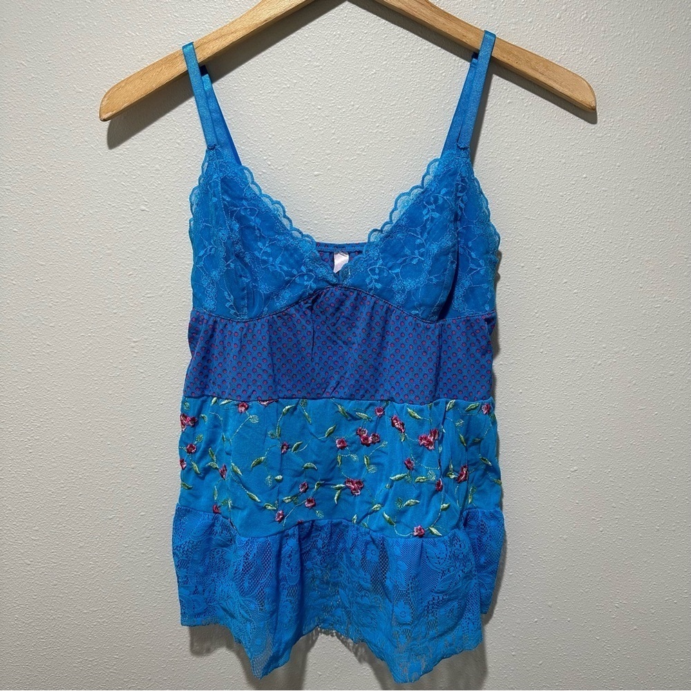 Victoria’s Secret Y2K Mesh & Lace Cami